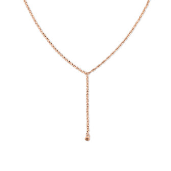 Melano Twisted Toni Ketting Rose Goudkleurig