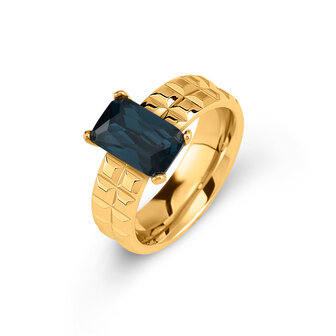 Melano Twisted Tana Ring Goldfarben