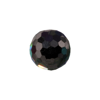 Melano Cateye Facet CZ Ball 10mm Black