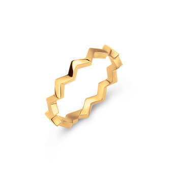 Melano Friends Ruby Ring Goldplated