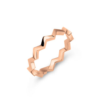 Melano Friends Ruby Ring Rose Goldplated