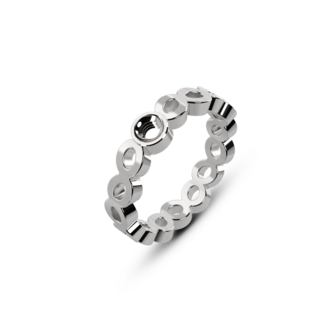 Melano Twisted Talia Ring Zilverkleurig