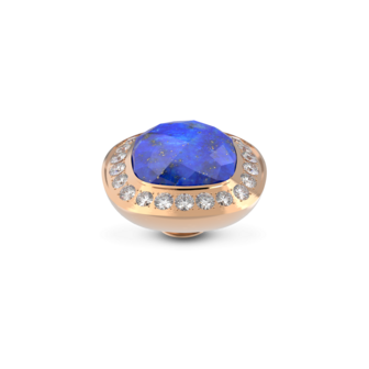 Melano Vivid steentje Rose Goudkleurig Border Cz Lapis Lazuli