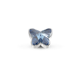 Melano Twisted Steentje Zilverkleurig Butterfly Jeans Blue