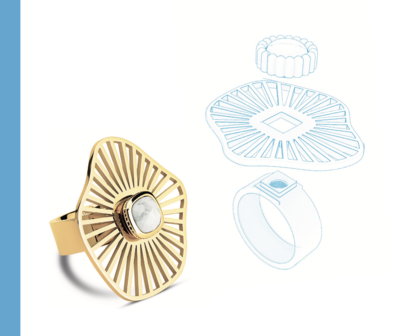 Melano Vivid Frame Artistic Gold Plated