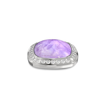 Melano Kosmic Framed Cz Zilverkleurig Amethyst
