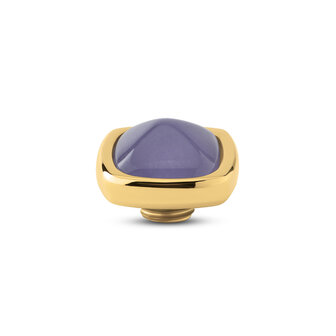 Melano Vivid Steine Boxy Gem Goldfarbe Purple Jade