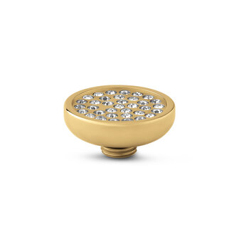 Melano Vivid steentje Dazzle Goldplated Crystal