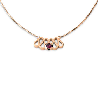 Melano Vivid necklace Veira Rose Gold-coloured