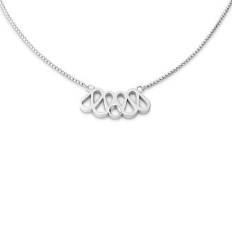 Melano Vivid Ketting Veira Zilverkleurig
