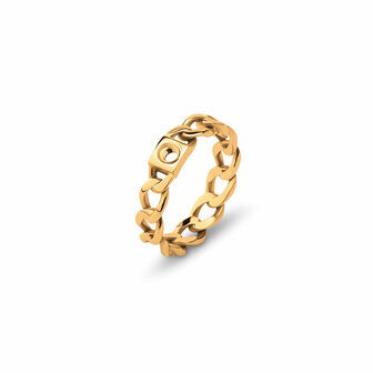Melano Twisted Tessa Ring Goldfarben