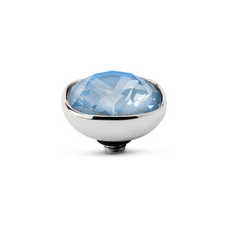 Melano Twisted Stone Silver plated Circular Cz Crystal Sky