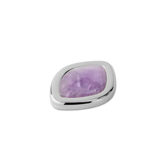 Melano Kosmic Gem Eye Steen Zilverkleurig Amethyst