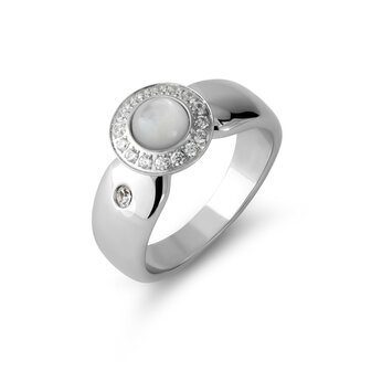 Melano Vivid Vesper Ring Silver Plated