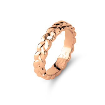 Melano Twisted Tari Ring Rose Goudkleurig