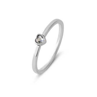 Melano Friends Amour Ring Zilverkleurig CZ Crystal