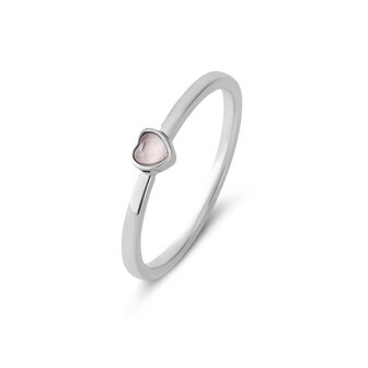 Melano Friends Amour Ring Silver coloured CZ Red