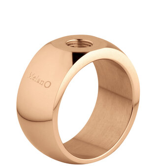 Melano Sturdy Ring Stefanie Rose Goldfarbe 12mm matt