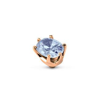 Melano Twisted Stone Rose Gold plated Celebration Grey Blue