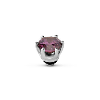 Melano Twisted Stein Silberfarben Anniversary Amethyst