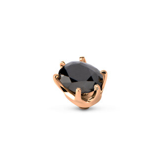 Melano Twisted Stone Rose Gold plated Celebration Black