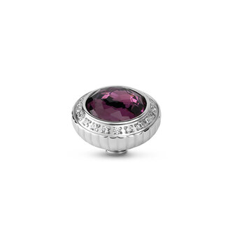 Melano Vivid Stone Party Silver plated Amethyst