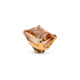 Melano Vivid Stone Angel Rose Gold plated Champagne