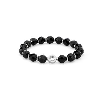 Melano Vivid Armband Virginia Zilverkleurig Black