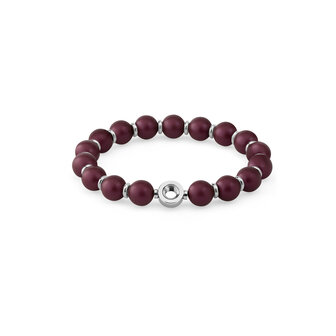 Melano Vivid Armband Valencia  Elderberry Zilverkleurig