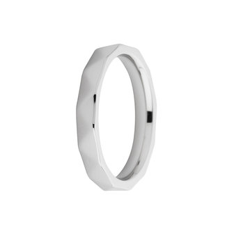 MelanO Friends Ring Sarah Silberfarben Facet