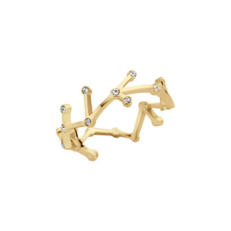 Melano Friends Galaxy Zirkonia Ring Goudkleurig