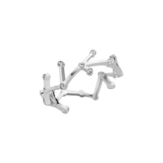 Melano Friends Galaxy Zirkonia Ring Zilverkleurig