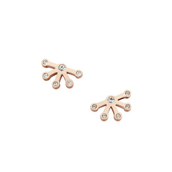 Melano Friends Earrings Stars Rose Gold-coloured