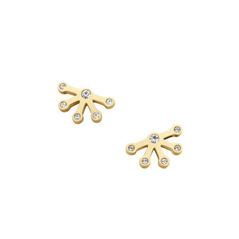 Melano Friends Earrings Stars Gold-coloured