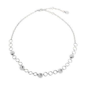 Melano Vivid Triple Stone Necklace  Silver-coloured