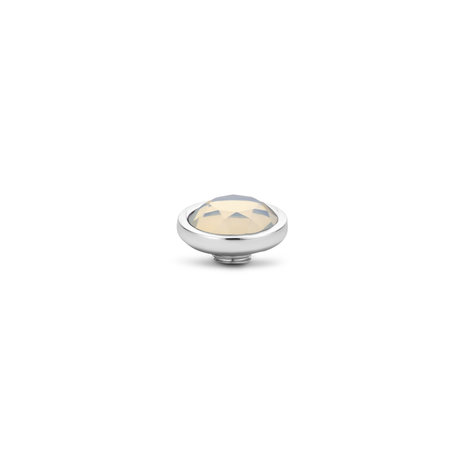 Melano Vivid No Edge stone silver plated - White Opal