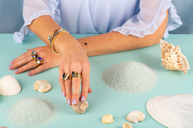 Melano Friends Nadie armband zilverkleurig  4mm breed