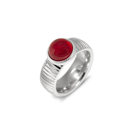 Melano Vivid Ring Striped Silberfarben