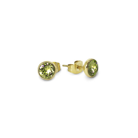 Melano Friends Mabel cz earrings gold-coloured Olive 