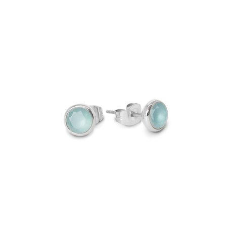 Melano Friends Mabel cz earrings stainless steel Turquoise 
