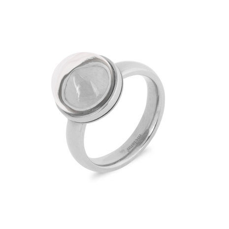 Melano Globe ring zilverkleurig 4mm