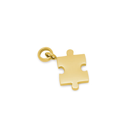 Melano Friends Puzzle Anhänger Goldfarben 15mm