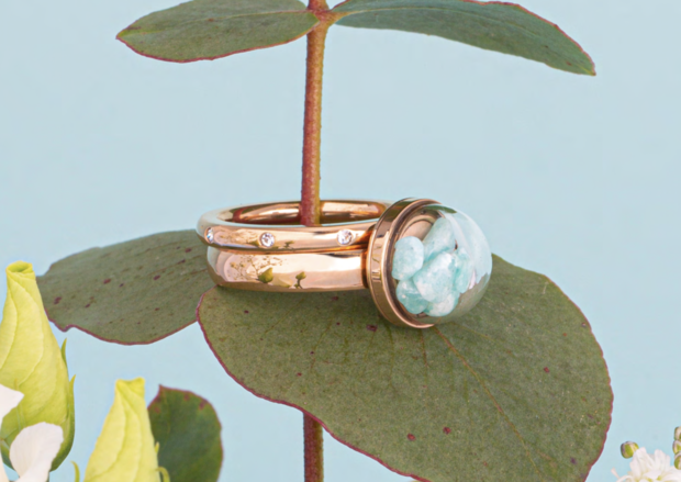 Melano Friends Nori cz Ring Roségoldfarben