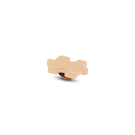 Melano Twisted Puzzle meddy Rose Goldplated