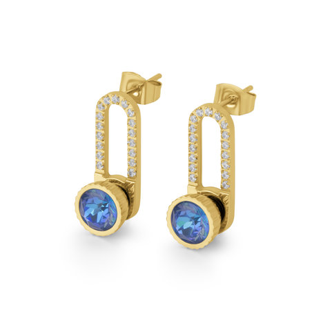 Twisted Sunshine Aufsatz 8mm Silberfarben Crystal Summer Blue