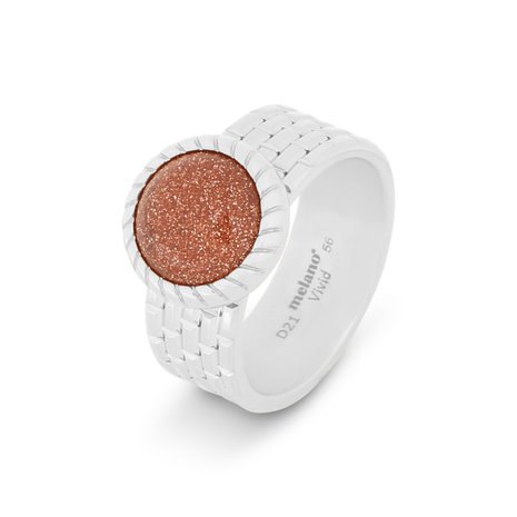 Melano Vivid Victoria Ring Zilverkleurig