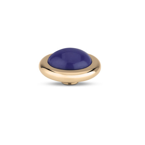 Melano Vivid Rounded Gem Steentje Rose Goudkleurig Lapis Lazuli