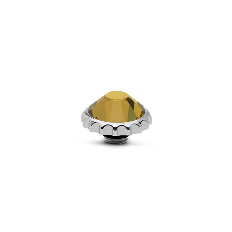 Melano Vivid Cap  Stone Silver Plated Topaz