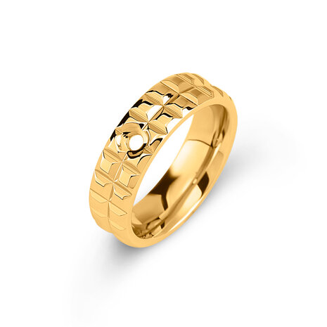 Melano Twisted Tana Ring Goldfarben