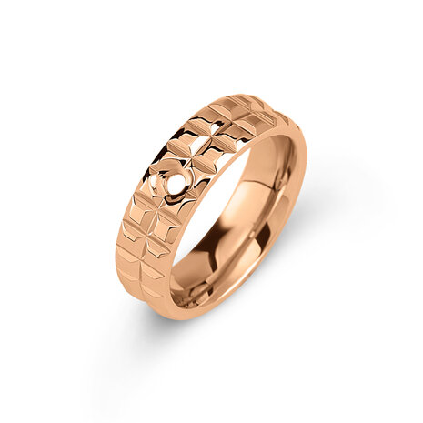 Melano Twisted Tana Ring Rose Gold Plated